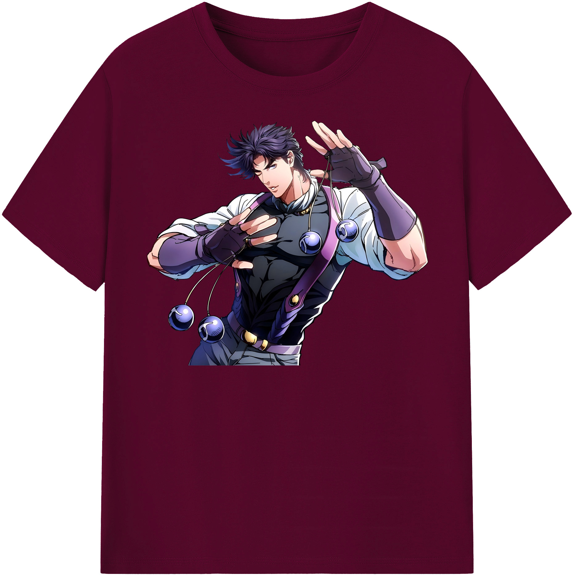 （画像用） ジョジョの奇妙な冒険 JoJo's Bizarre Adventure レディースカジュアルプリントTシャツ（綿100％）